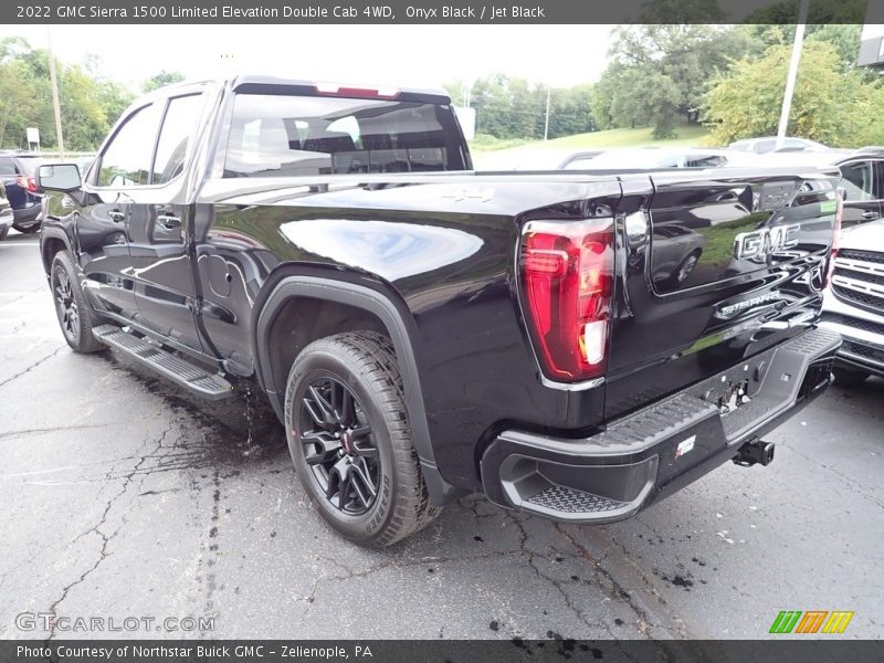 Onyx Black / Jet Black 2022 GMC Sierra 1500 Limited Elevation Double Cab 4WD
