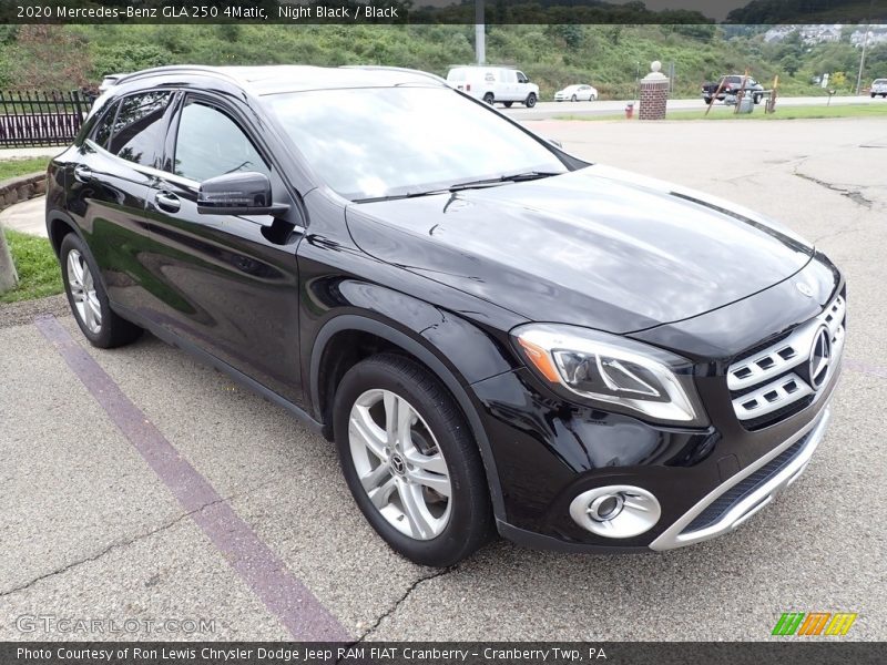 Front 3/4 View of 2020 GLA 250 4Matic