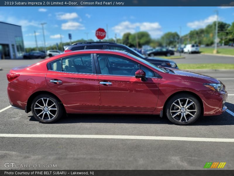 Crimson Red Pearl / Ivory 2019 Subaru Impreza 2.0i Limited 4-Door