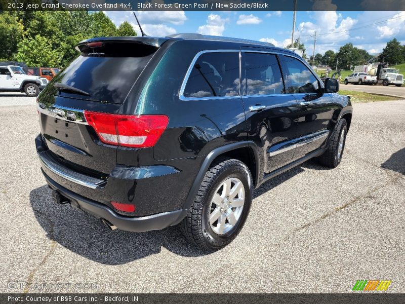 Black Forest Green Pearl / New Saddle/Black 2013 Jeep Grand Cherokee Overland 4x4
