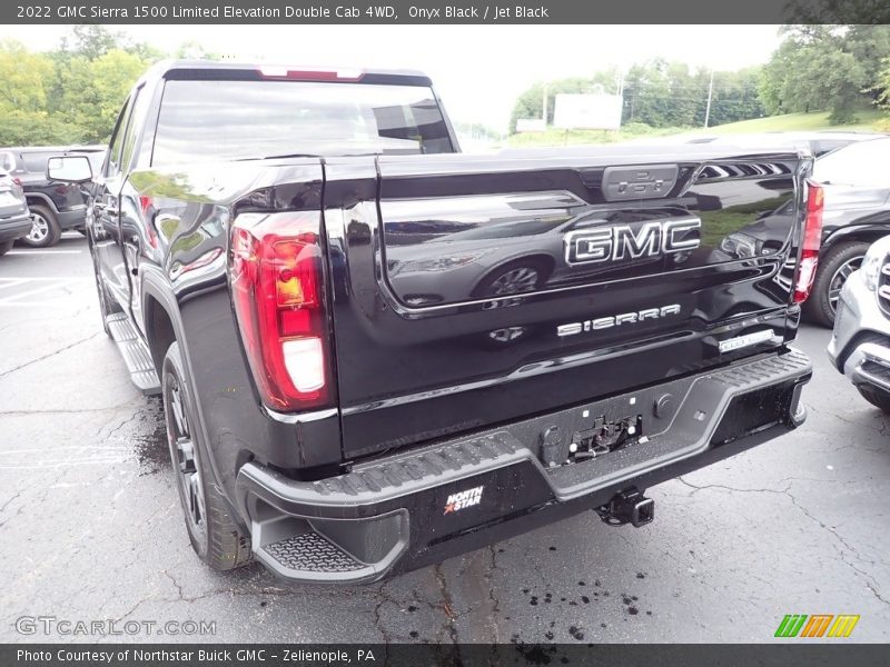Onyx Black / Jet Black 2022 GMC Sierra 1500 Limited Elevation Double Cab 4WD