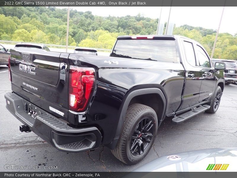 Onyx Black / Jet Black 2022 GMC Sierra 1500 Limited Elevation Double Cab 4WD