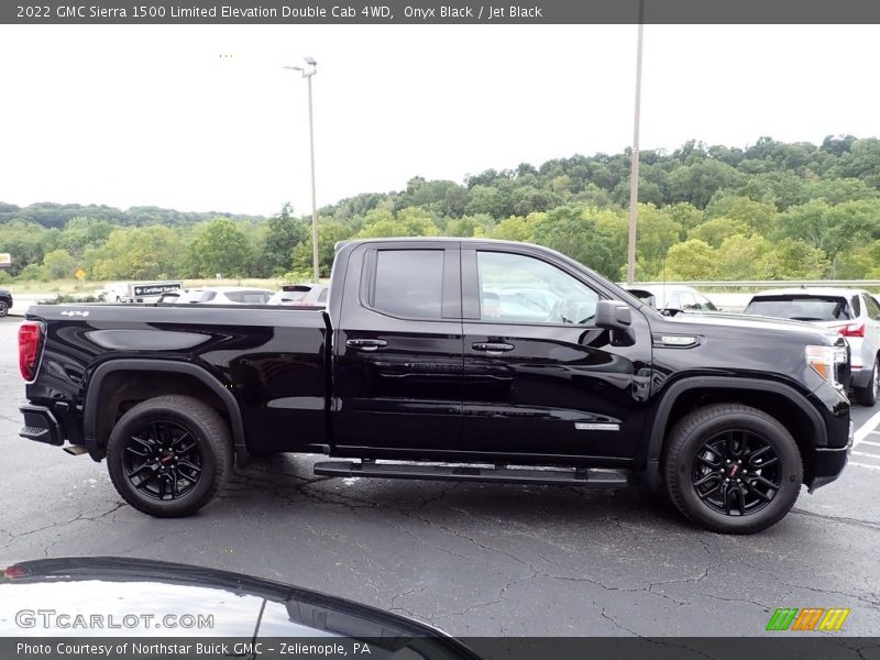 Onyx Black / Jet Black 2022 GMC Sierra 1500 Limited Elevation Double Cab 4WD