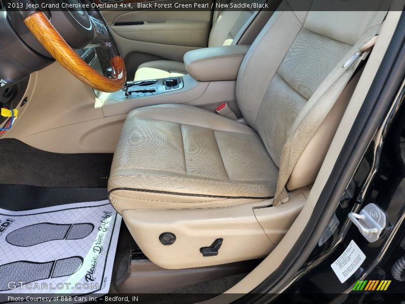Black Forest Green Pearl / New Saddle/Black 2013 Jeep Grand Cherokee Overland 4x4