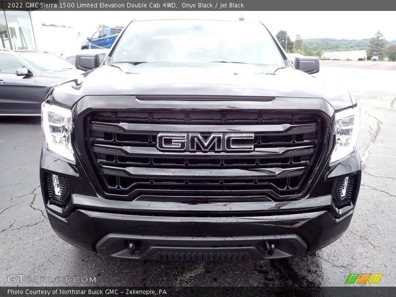 Onyx Black / Jet Black 2022 GMC Sierra 1500 Limited Elevation Double Cab 4WD
