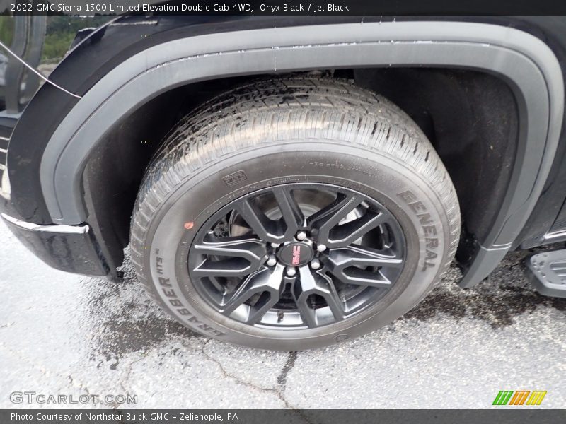 Onyx Black / Jet Black 2022 GMC Sierra 1500 Limited Elevation Double Cab 4WD