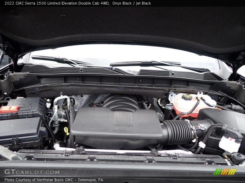 Onyx Black / Jet Black 2022 GMC Sierra 1500 Limited Elevation Double Cab 4WD