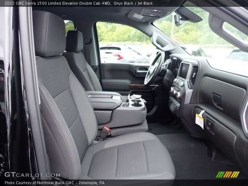 Onyx Black / Jet Black 2022 GMC Sierra 1500 Limited Elevation Double Cab 4WD