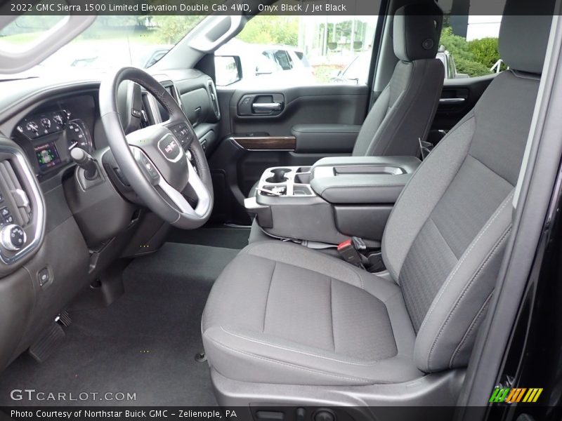 Onyx Black / Jet Black 2022 GMC Sierra 1500 Limited Elevation Double Cab 4WD