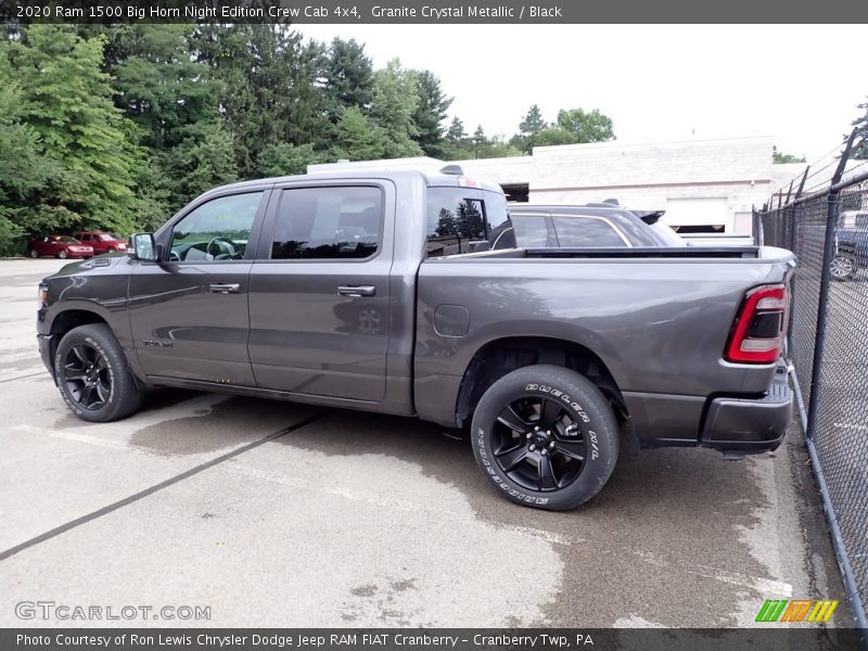 Granite Crystal Metallic / Black 2020 Ram 1500 Big Horn Night Edition Crew Cab 4x4