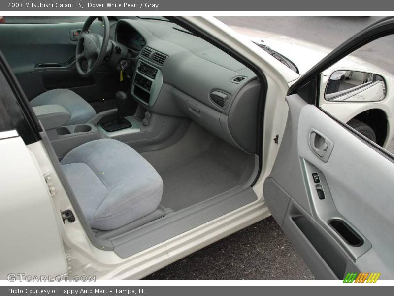 Dover White Pearl / Gray 2003 Mitsubishi Galant ES