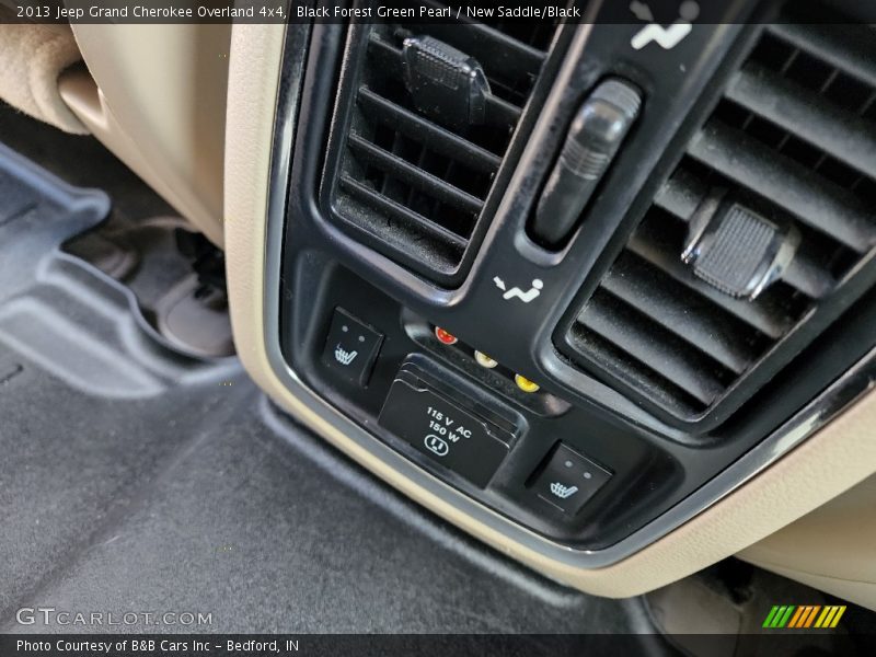 Black Forest Green Pearl / New Saddle/Black 2013 Jeep Grand Cherokee Overland 4x4