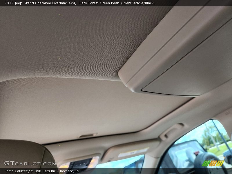Black Forest Green Pearl / New Saddle/Black 2013 Jeep Grand Cherokee Overland 4x4