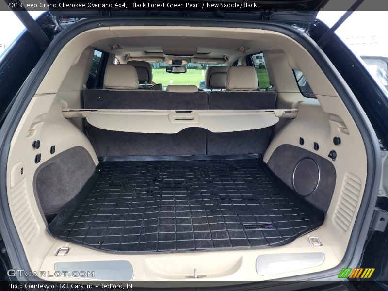 Black Forest Green Pearl / New Saddle/Black 2013 Jeep Grand Cherokee Overland 4x4