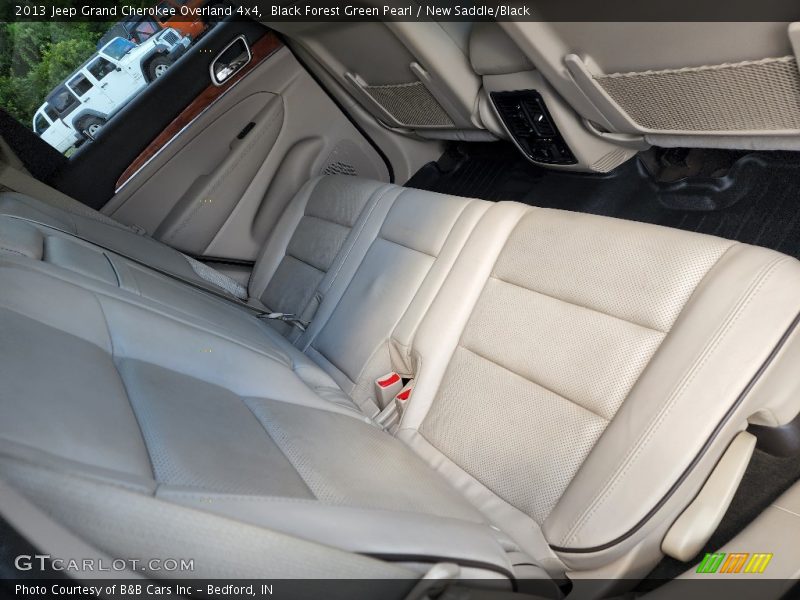 Black Forest Green Pearl / New Saddle/Black 2013 Jeep Grand Cherokee Overland 4x4