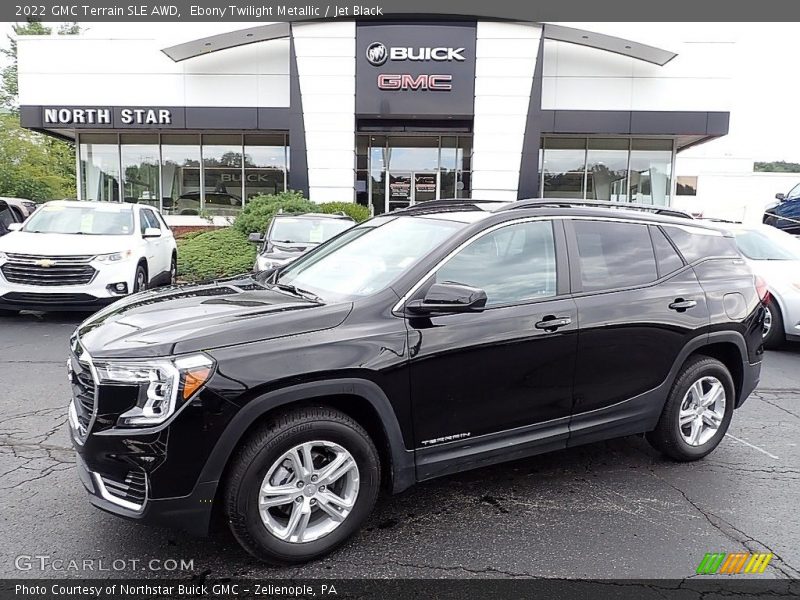 Ebony Twilight Metallic / Jet Black 2022 GMC Terrain SLE AWD