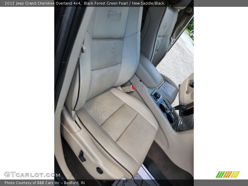 Black Forest Green Pearl / New Saddle/Black 2013 Jeep Grand Cherokee Overland 4x4