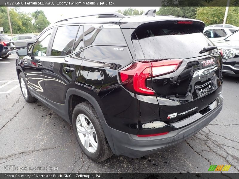 Ebony Twilight Metallic / Jet Black 2022 GMC Terrain SLE AWD