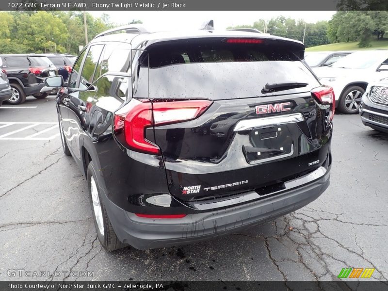 Ebony Twilight Metallic / Jet Black 2022 GMC Terrain SLE AWD