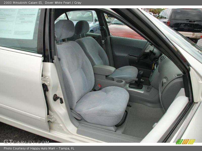 Dover White Pearl / Gray 2003 Mitsubishi Galant ES