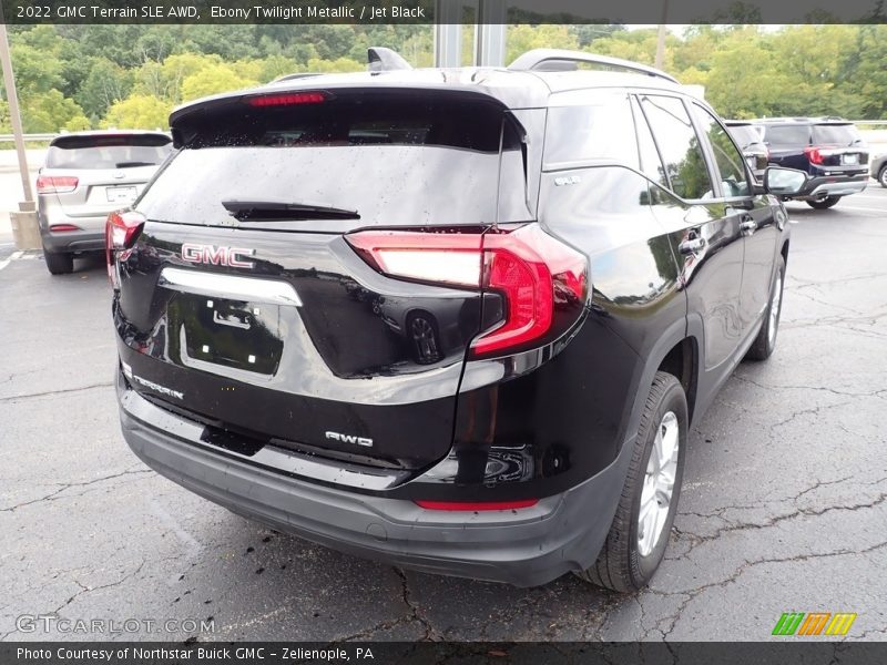 Ebony Twilight Metallic / Jet Black 2022 GMC Terrain SLE AWD