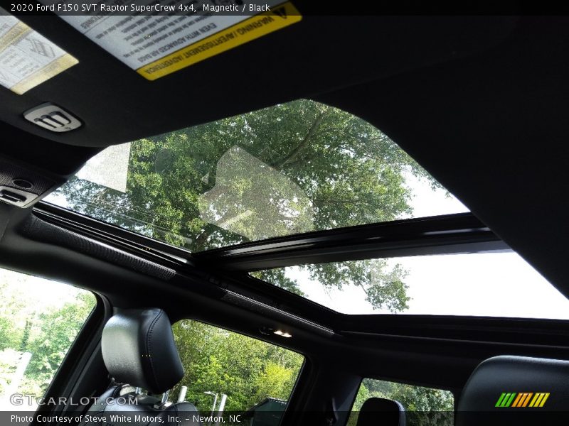 Sunroof of 2020 F150 SVT Raptor SuperCrew 4x4