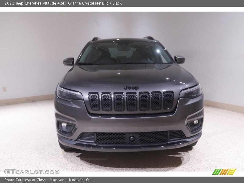 Granite Crystal Metallic / Black 2021 Jeep Cherokee Altitude 4x4