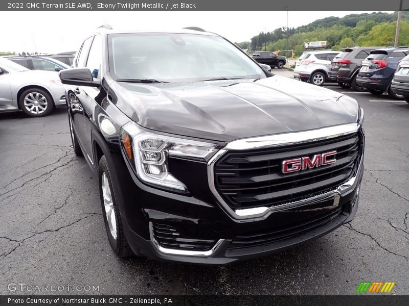 Ebony Twilight Metallic / Jet Black 2022 GMC Terrain SLE AWD