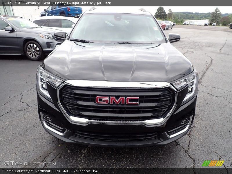 Ebony Twilight Metallic / Jet Black 2022 GMC Terrain SLE AWD