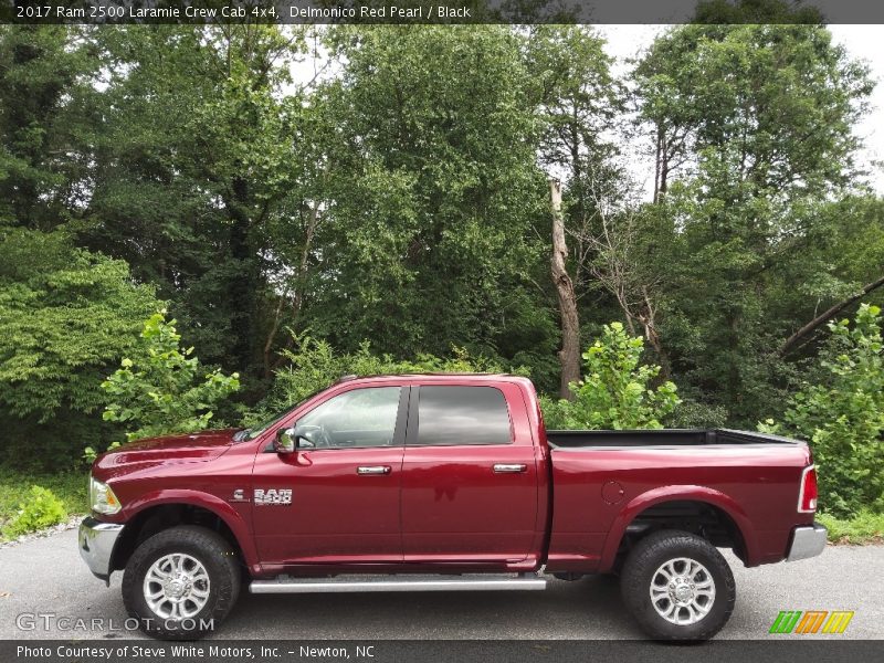 Delmonico Red Pearl / Black 2017 Ram 2500 Laramie Crew Cab 4x4