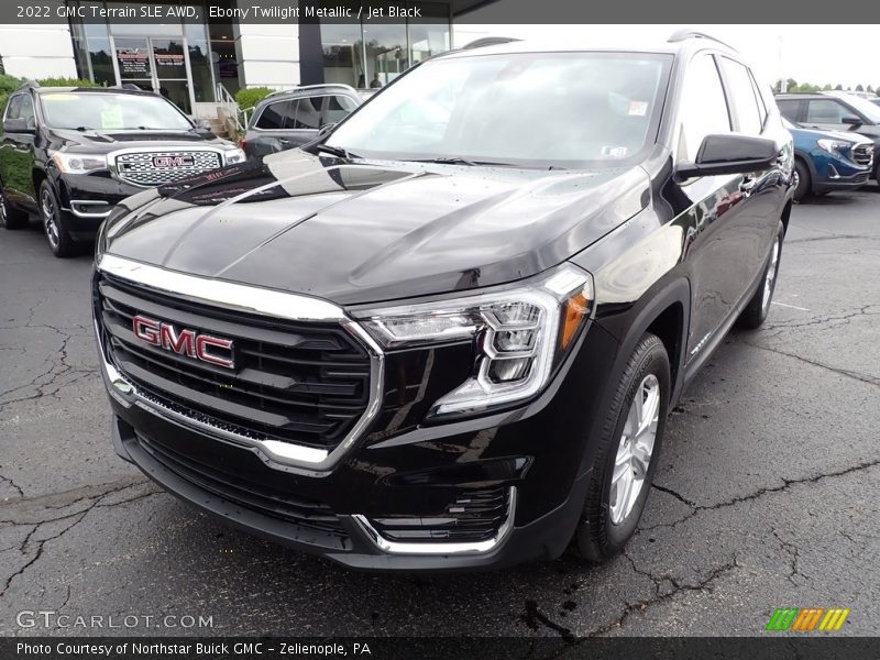 Ebony Twilight Metallic / Jet Black 2022 GMC Terrain SLE AWD