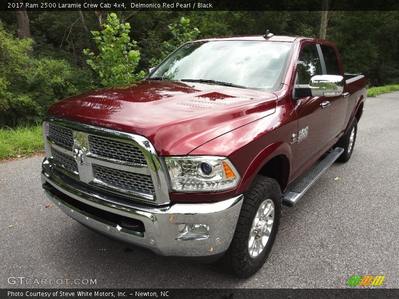 Delmonico Red Pearl / Black 2017 Ram 2500 Laramie Crew Cab 4x4