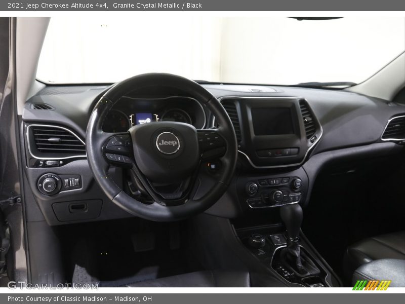 Granite Crystal Metallic / Black 2021 Jeep Cherokee Altitude 4x4