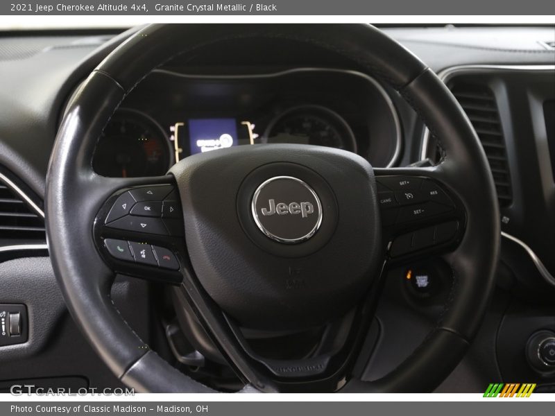 Granite Crystal Metallic / Black 2021 Jeep Cherokee Altitude 4x4