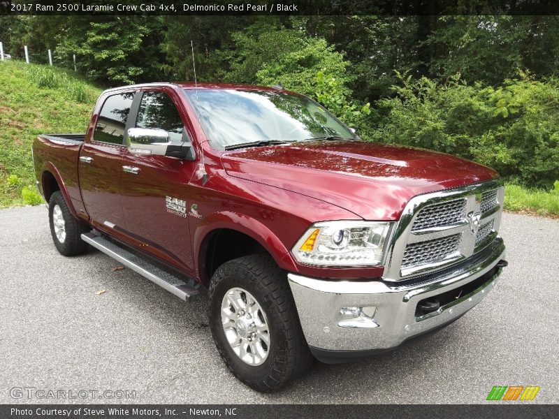 Delmonico Red Pearl / Black 2017 Ram 2500 Laramie Crew Cab 4x4