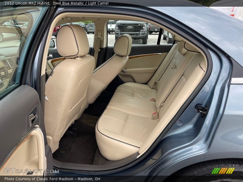 Steel Blue Metallic / Light Camel 2012 Lincoln MKZ Hybrid