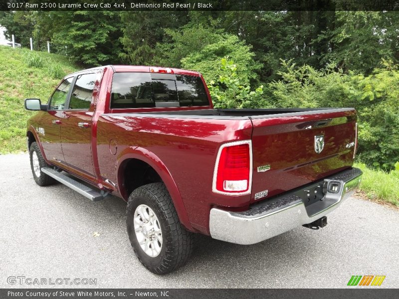Delmonico Red Pearl / Black 2017 Ram 2500 Laramie Crew Cab 4x4