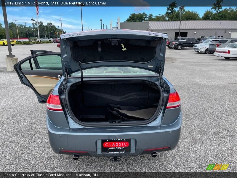 Steel Blue Metallic / Light Camel 2012 Lincoln MKZ Hybrid