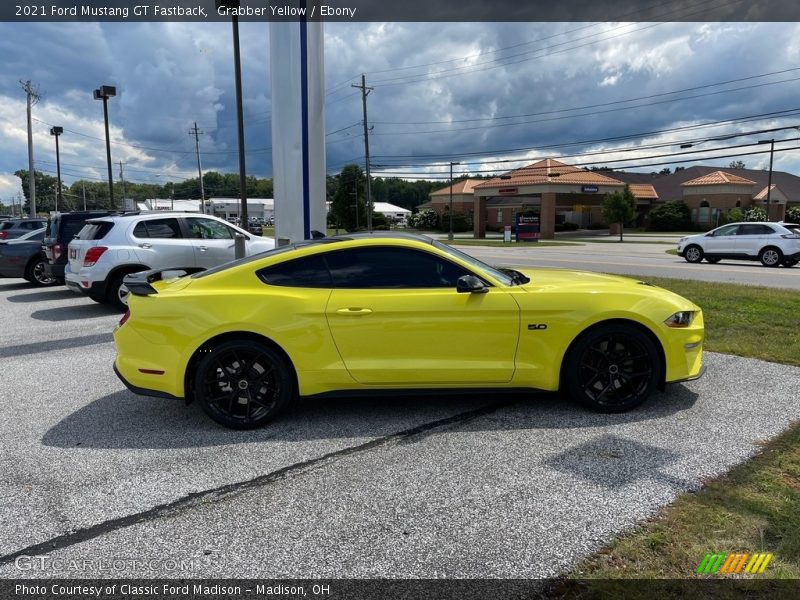 Grabber Yellow / Ebony 2021 Ford Mustang GT Fastback