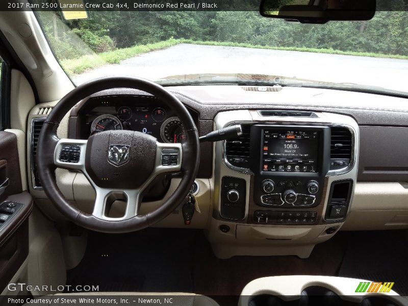 Delmonico Red Pearl / Black 2017 Ram 2500 Laramie Crew Cab 4x4