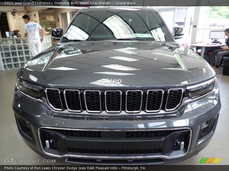 Baltic Gray Metallic / Global Black 2023 Jeep Grand Cherokee L Overland 4x4