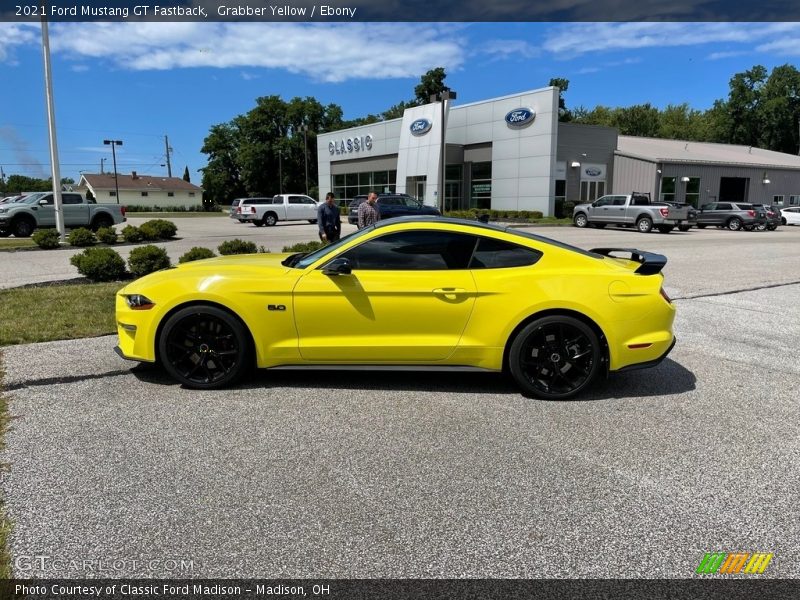 Grabber Yellow / Ebony 2021 Ford Mustang GT Fastback