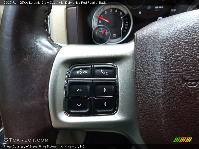 Delmonico Red Pearl / Black 2017 Ram 2500 Laramie Crew Cab 4x4