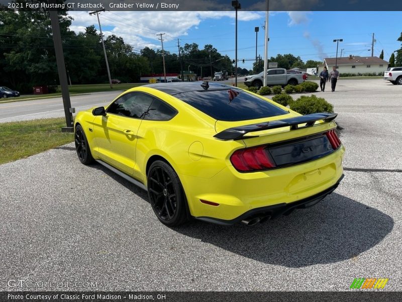 Grabber Yellow / Ebony 2021 Ford Mustang GT Fastback