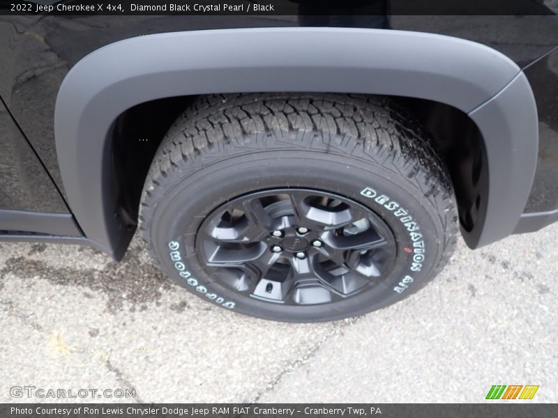Diamond Black Crystal Pearl / Black 2022 Jeep Cherokee X 4x4