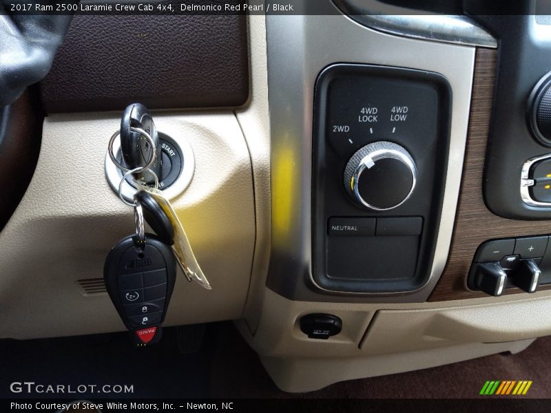 Delmonico Red Pearl / Black 2017 Ram 2500 Laramie Crew Cab 4x4