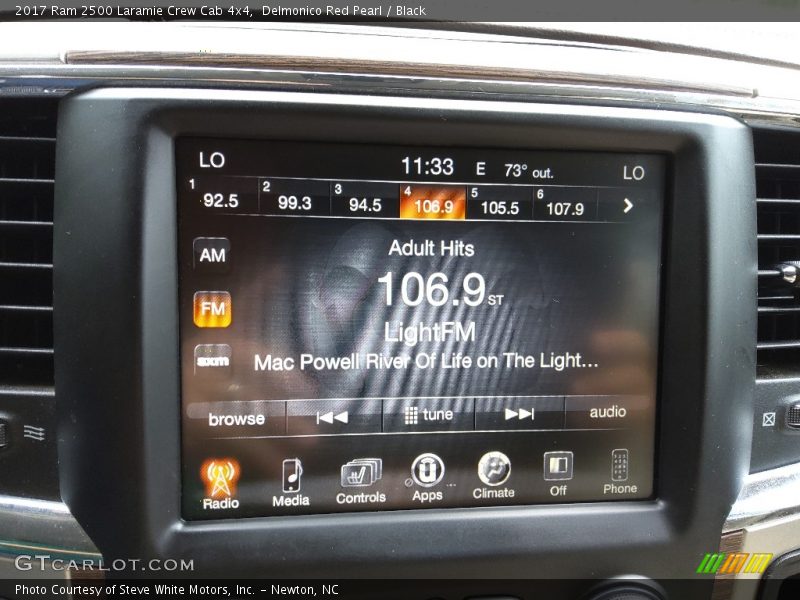 Delmonico Red Pearl / Black 2017 Ram 2500 Laramie Crew Cab 4x4