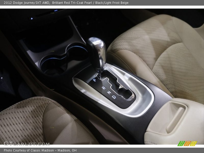 Brilliant Red Tri-Coat Pearl / Black/Light Frost Beige 2012 Dodge Journey SXT AWD