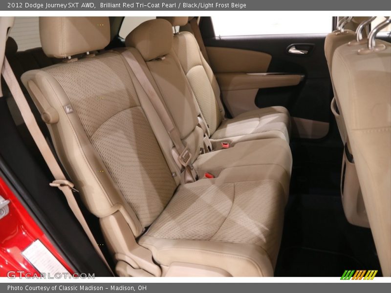 Brilliant Red Tri-Coat Pearl / Black/Light Frost Beige 2012 Dodge Journey SXT AWD