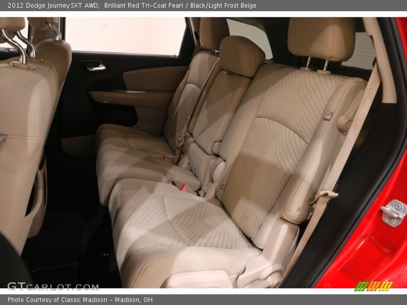 Brilliant Red Tri-Coat Pearl / Black/Light Frost Beige 2012 Dodge Journey SXT AWD